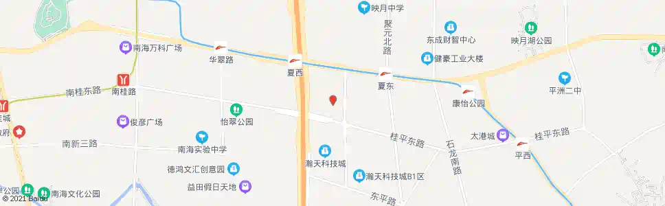 佛山依岸康堤花园_公交站地图_佛山公交_妙搜公交查询2025