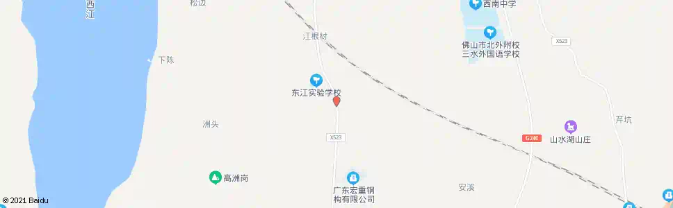 佛山夏亨村_公交站地图_佛山公交_妙搜公交查询2025