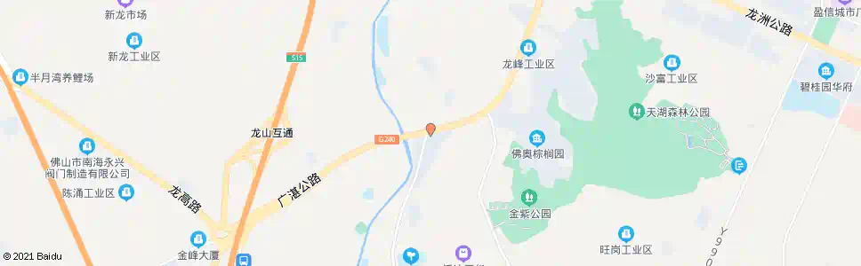 佛山龙山材料城路口_公交站地图_佛山公交_妙搜公交查询2025