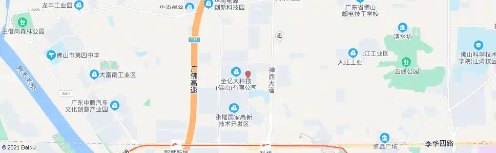 佛山古新路_公交站地图_佛山公交_妙搜公交查询2025