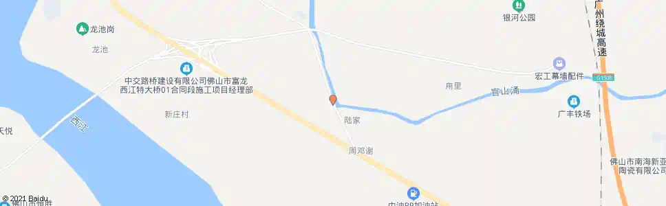 佛山上梁村_公交站地图_佛山公交_妙搜公交查询2025