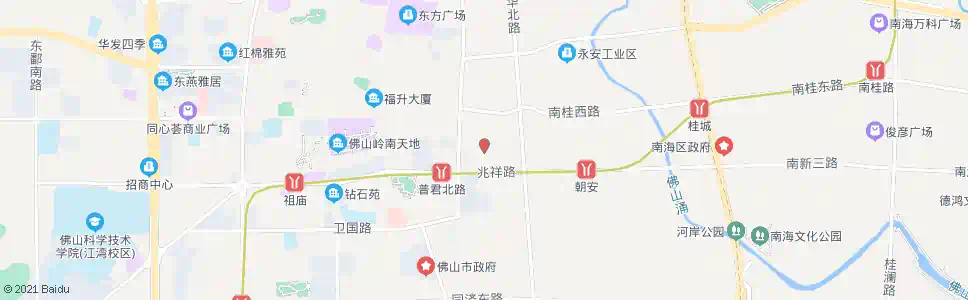佛山医院东站_公交站地图_佛山公交_妙搜公交查询2025