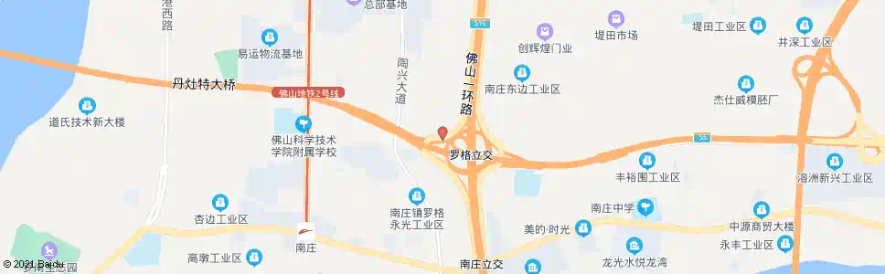佛山下何家村_公交站地图_佛山公交_妙搜公交查询2025