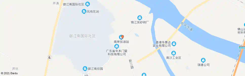佛山南岸市场_公交站地图_佛山公交_妙搜公交查询2025