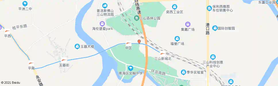 佛山南村_公交站地图_佛山公交_妙搜公交查询2025