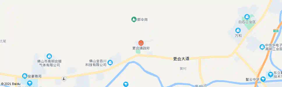 佛山更合镇政府_公交站地图_佛山公交_妙搜公交查询2025
