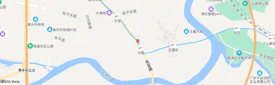佛山平南村委_公交站地图_佛山公交_妙搜公交查询2025