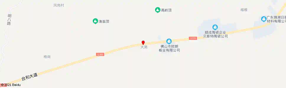 佛山大简_公交站地图_佛山公交_妙搜公交查询2025