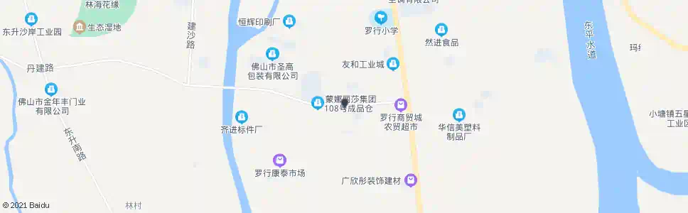 佛山田村_公交站地图_佛山公交_妙搜公交查询2025