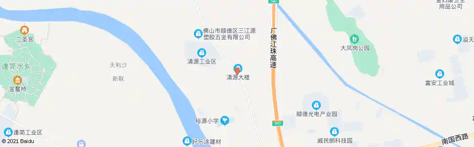 佛山清源大楼_公交站地图_佛山公交_妙搜公交查询2025