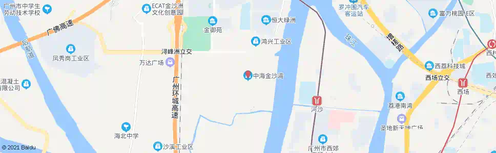 佛山中海金沙湾_公交站地图_佛山公交_妙搜公交查询2025
