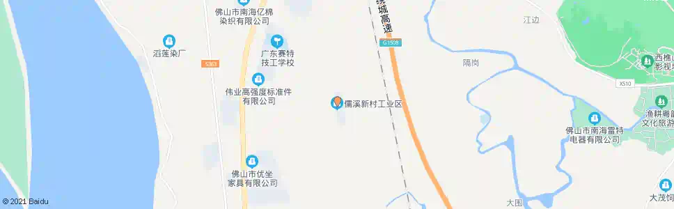 佛山海舟村(儒溪新村路口)_公交站地图_佛山公交_妙搜公交查询2025