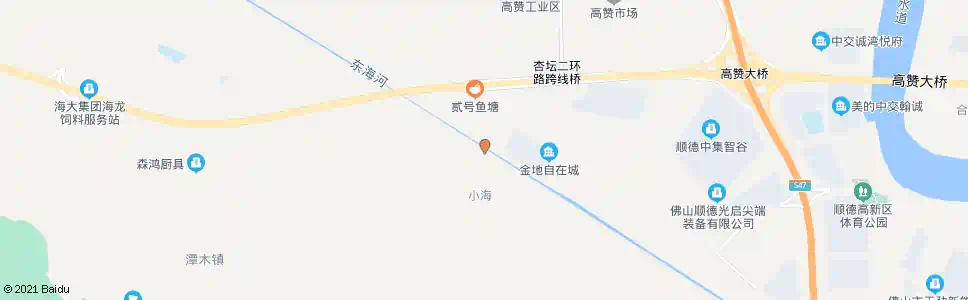 佛山小海环村路口_公交站地图_佛山公交_妙搜公交查询2025