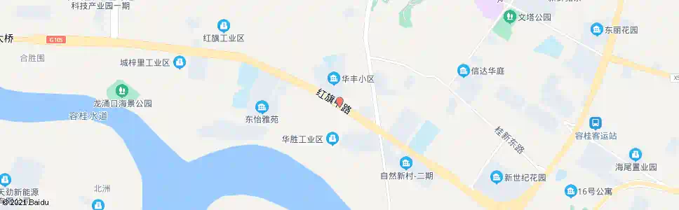 佛山红旗路翠竹路口_公交站地图_佛山公交_妙搜公交查询2025