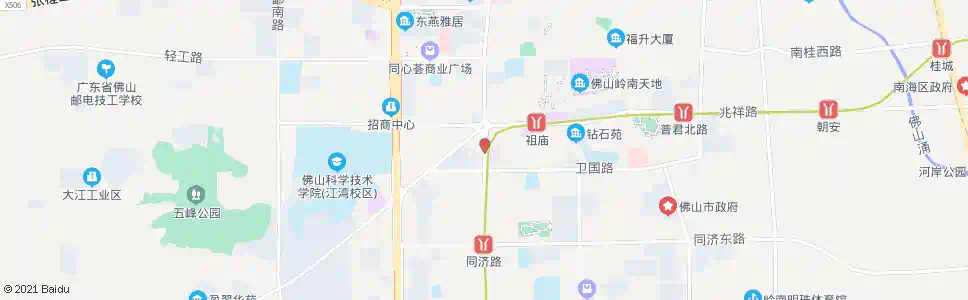 佛山城门头南_公交站地图_佛山公交_妙搜公交查询2025