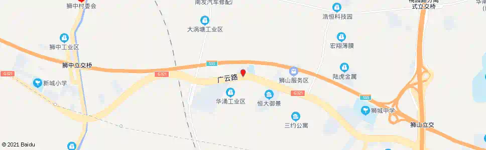 佛山大涡塘村委_公交站地图_佛山公交_妙搜公交查询2025