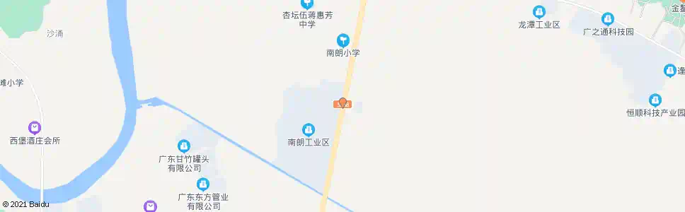 佛山南朗工业区_公交站地图_佛山公交_妙搜公交查询2025