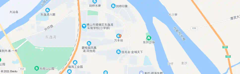 佛山上冲南_公交站地图_佛山公交_妙搜公交查询2025