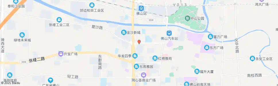 佛山上沙市场_公交站地图_佛山公交_妙搜公交查询2025