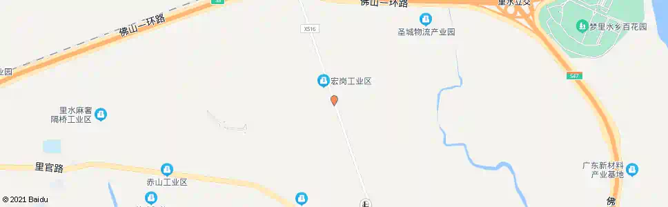 佛山得金工业区路口_公交站地图_佛山公交_妙搜公交查询2025