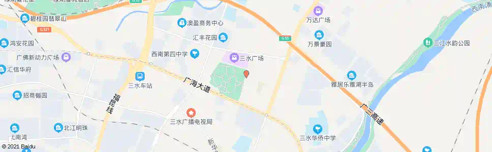 佛山西南四小_公交站地图_佛山公交_妙搜公交查询2025