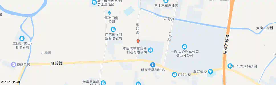 佛山南海本田厂_公交站地图_佛山公交_妙搜公交查询2025