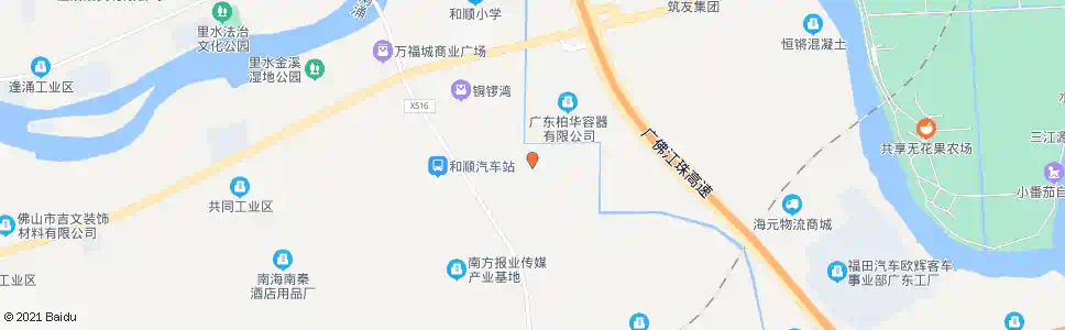 佛山大文教_公交站地图_佛山公交_妙搜公交查询2025