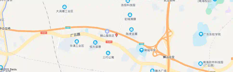 佛山五约_公交站地图_佛山公交_妙搜公交查询2025
