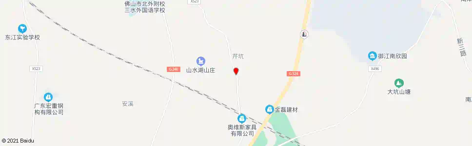 佛山芹坑村_公交站地图_佛山公交_妙搜公交查询2025