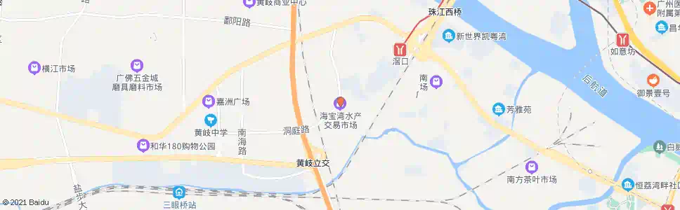 佛山水产市场_公交站地图_佛山公交_妙搜公交查询2025