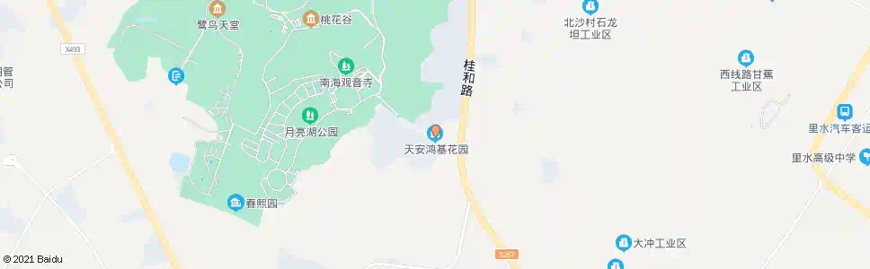 佛山天安鸿基花园_公交站地图_佛山公交_妙搜公交查询2025