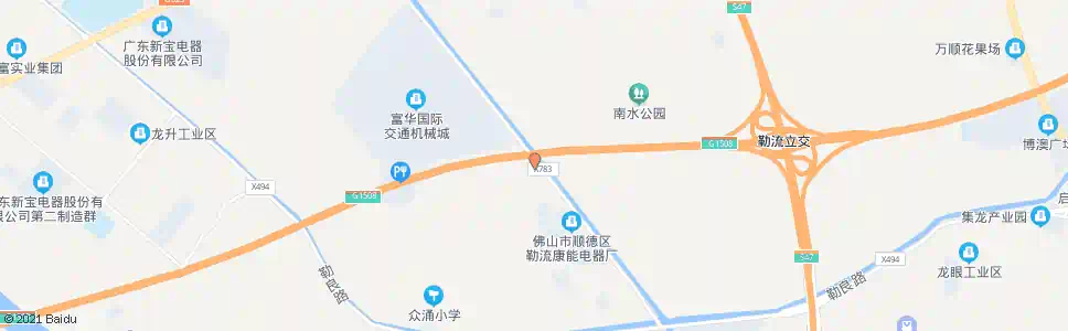 佛山良田路口_公交站地图_佛山公交_妙搜公交查询2025