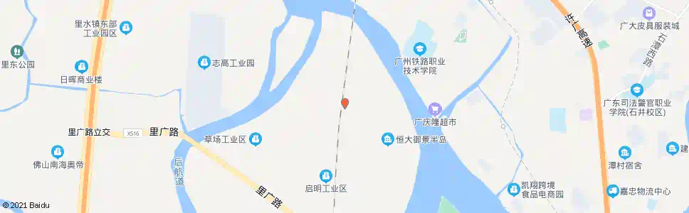 佛山草场村_公交站地图_佛山公交_妙搜公交查询2025