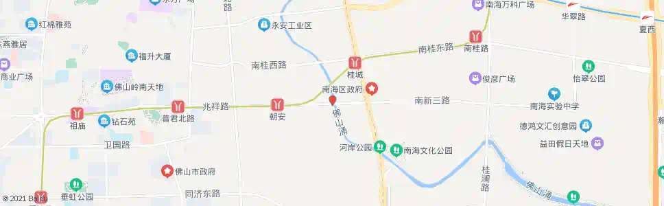佛山兆祥路口_公交站地图_佛山公交_妙搜公交查询2025