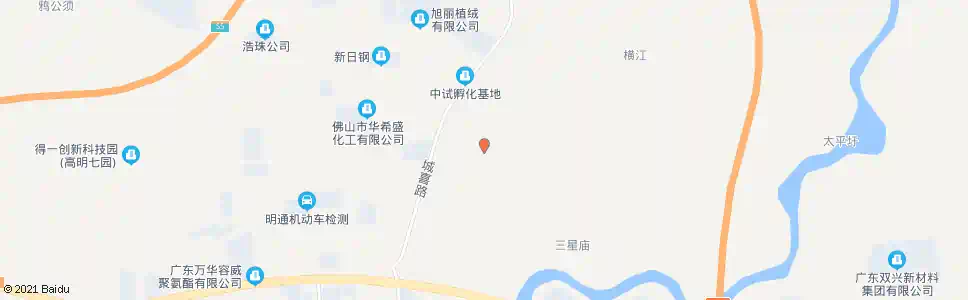 佛山明东村委会_公交站地图_佛山公交_妙搜公交查询2025
