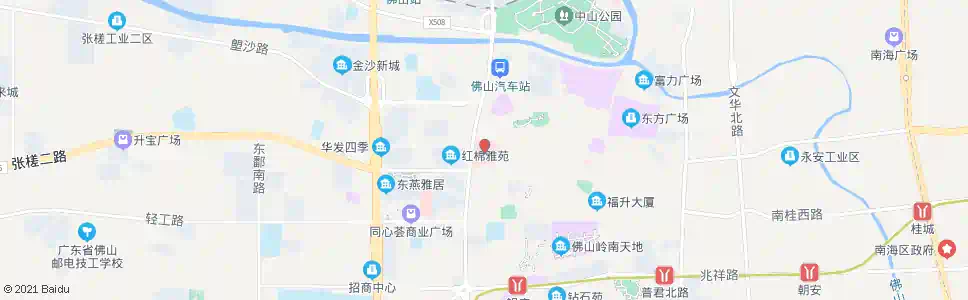 佛山旧中医院_公交站地图_佛山公交_妙搜公交查询2025