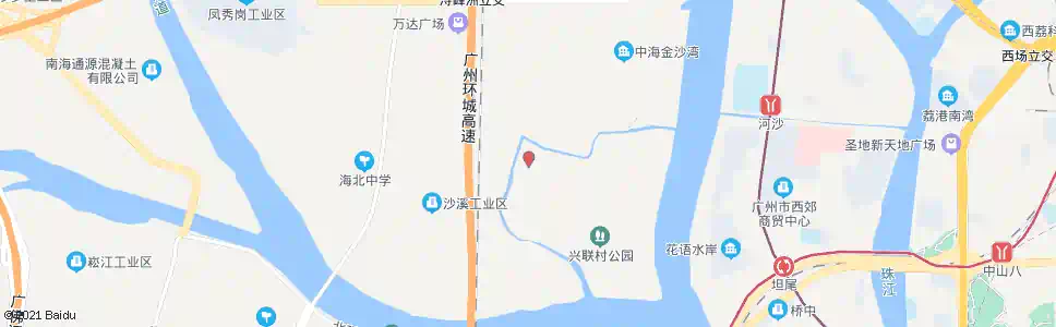 佛山白沙社区_公交站地图_佛山公交_妙搜公交查询2025