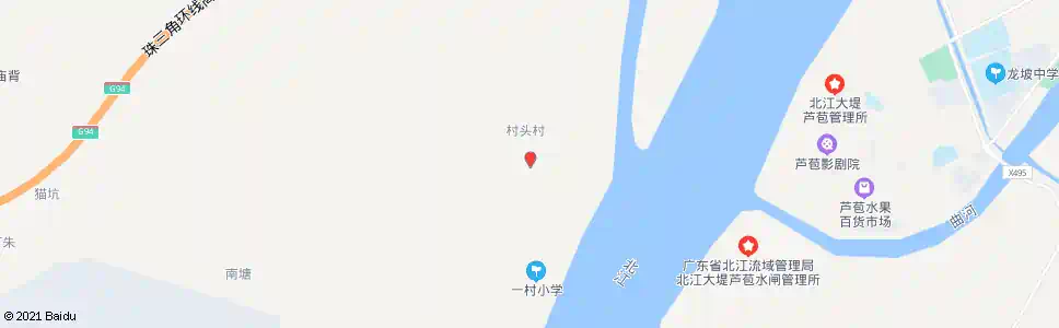 佛山竫头村_公交站地图_佛山公交_妙搜公交查询2025