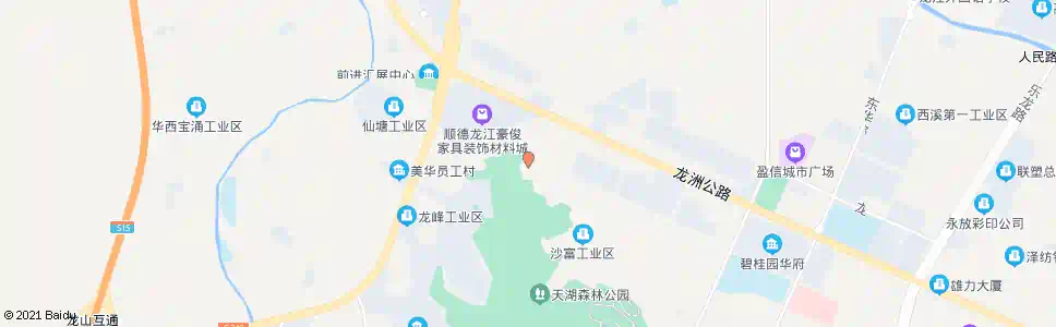 佛山沙富凤岭_公交站地图_佛山公交_妙搜公交查询2025