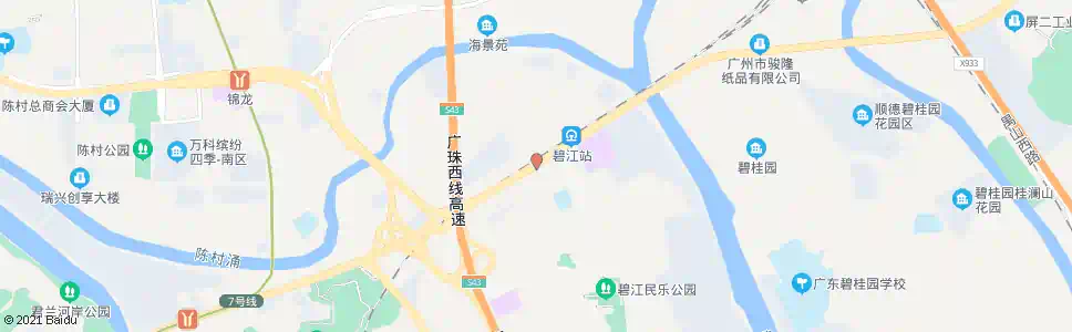 佛山广珠路碧江站_公交站地图_佛山公交_妙搜公交查询2025