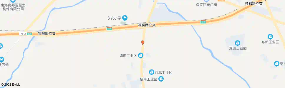 佛山谭村路口_公交站地图_佛山公交_妙搜公交查询2025