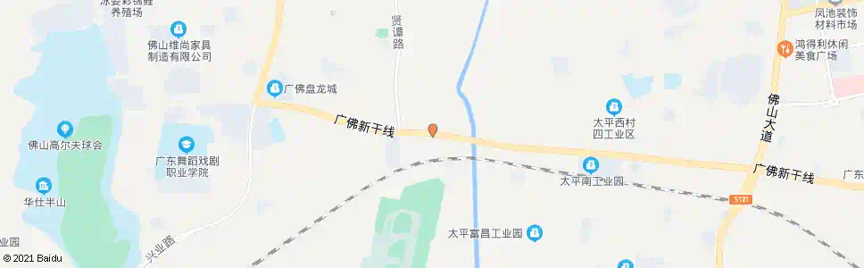 佛山贤谭路口_公交站地图_佛山公交_妙搜公交查询2025