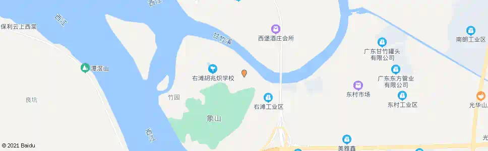 佛山右滩市场_公交站地图_佛山公交_妙搜公交查询2025