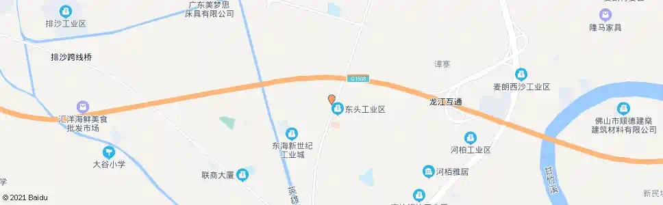 佛山里海加油站_公交站地图_佛山公交_妙搜公交查询2025