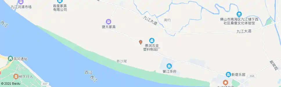 佛山先锋村(上西工业园)_公交站地图_佛山公交_妙搜公交查询2025