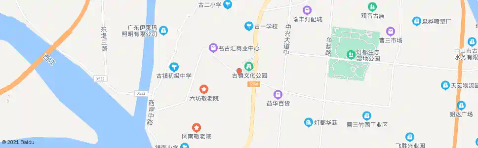 佛山古镇文化公园正门_公交站地图_佛山公交_妙搜公交查询2025