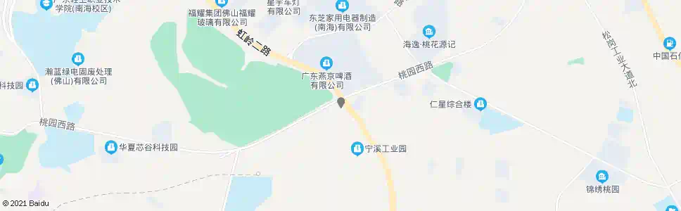 佛山桃园西路_公交站地图_佛山公交_妙搜公交查询2025