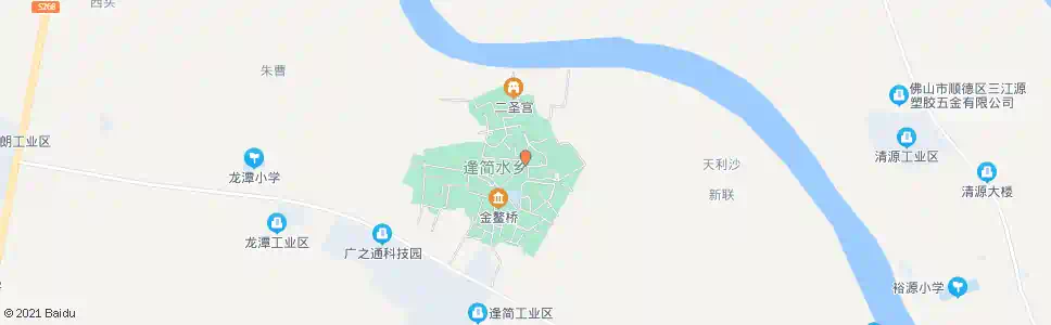 佛山逢简礼堂_公交站地图_佛山公交_妙搜公交查询2025