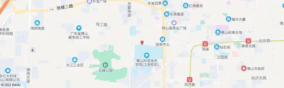 佛山科技学院北门_公交站地图_佛山公交_妙搜公交查询2025