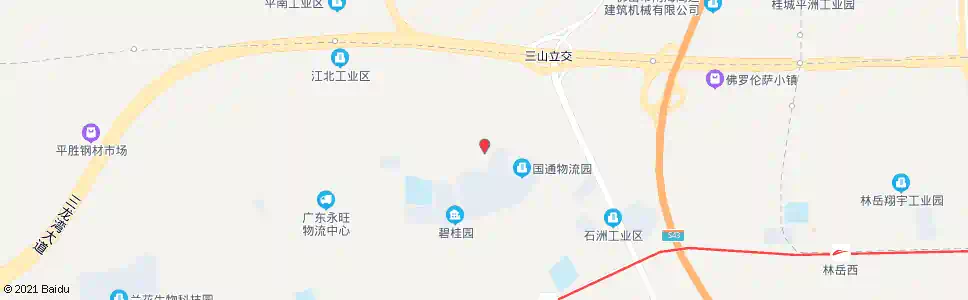 佛山岗北工业区_公交站地图_佛山公交_妙搜公交查询2025